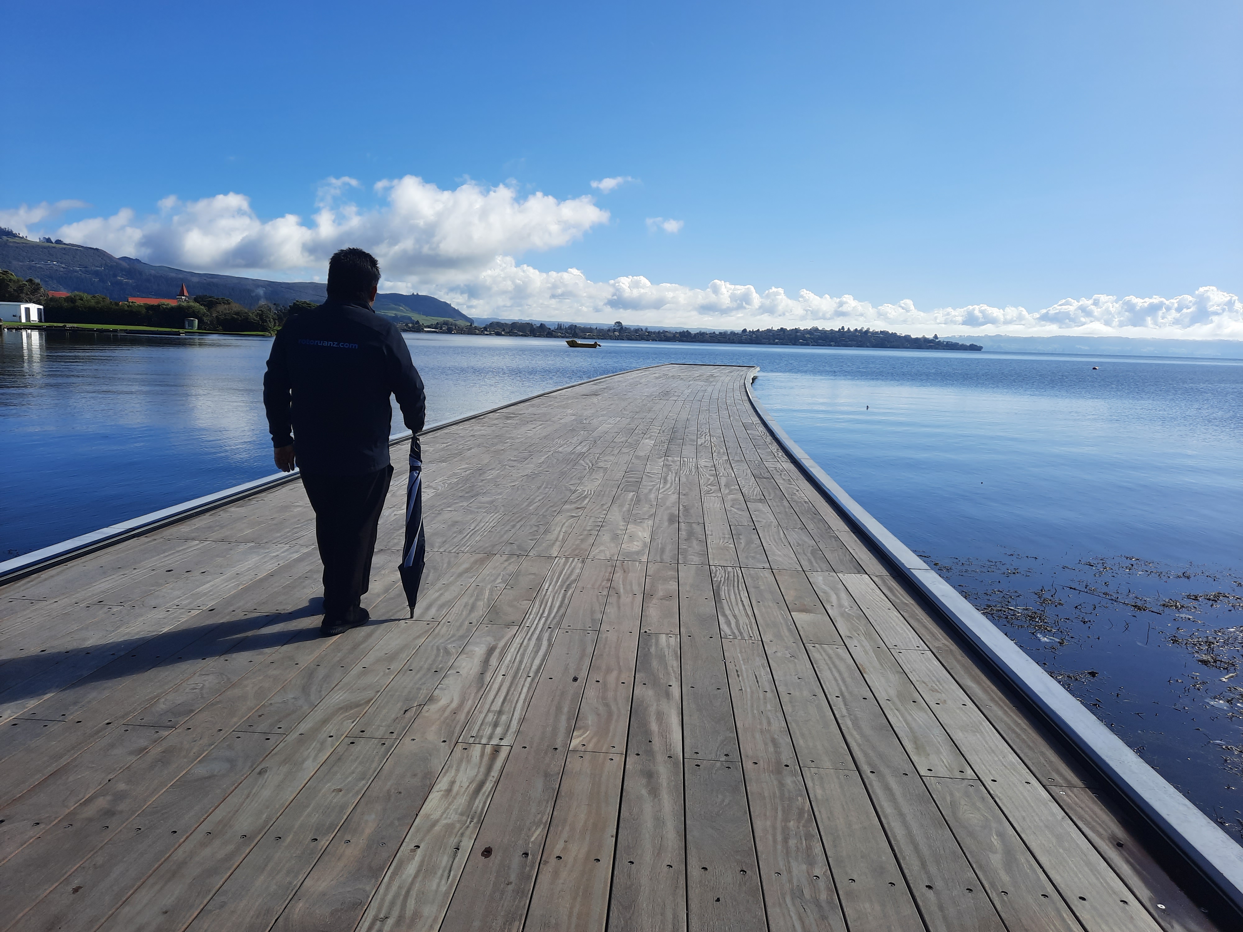 Rotorua lakefront boardwalk